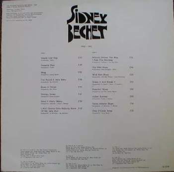 Sidney Bechet: Sidney Bechet (1932 - 1941)