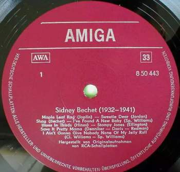 Sidney Bechet: Sidney Bechet (1932 - 1941)