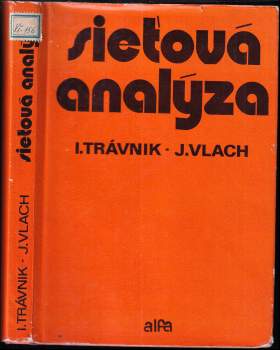 Jiří Vlach: Sieťová analýza