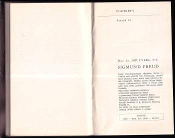 Jiří Cvekl: Sigmund Freud