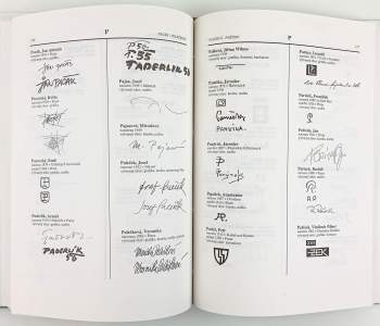 Petr Pavliňák: Signatury českých a slovenských výtvarných umělců