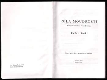 Evžen Štekl: Síla moudrosti