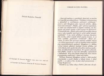 William Somerset Maugham: Síla okolností a jiné povídky