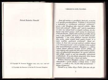 William Somerset Maugham: Síla okolností a jiné povídky
