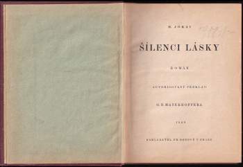 Mór Jókai: Šílenci lásky