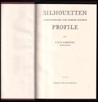 C. Henri N Garrigues: Silhouetten Garrigues'scher und einiger anderer Profile