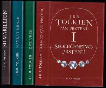 KOMPLET J. R. R Tolkien Společenstvo prstenu + Dvě věže + Návrat krále + Silmarillion - J. R. R Tolkien, J. R. R Tolkien, J. R. R Tolkien, J. R. R Tolkien, J. R. R Tolkien (1992, Mladá fronta) - ID: 750615