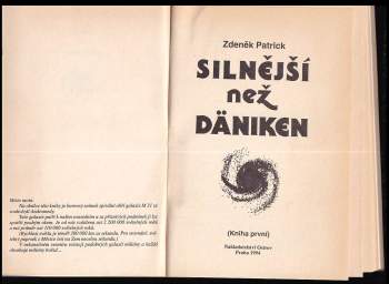 Zdeněk Patrick: Silnější než Däniken