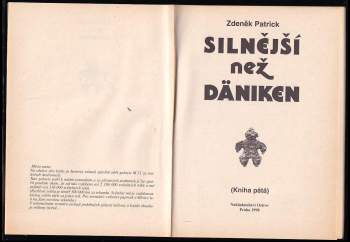 Zdeněk Patrick: Silnější než Däniken