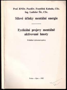 Silové účinky mentální energie