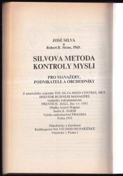 José Silva: Silvova metoda kontroly mysli