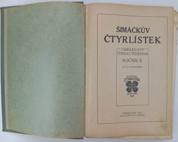 Šimáčkův čtyřlístek, KOMPLETNÍ ROČNÍKY II, III,  IV