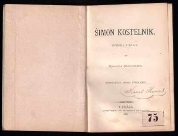 Emanuel Miřiovský: Šimon Kostelník