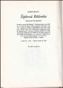 Josef Jelen: Šípková Růženka