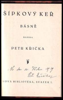 Petr Křička: Šípkový keř