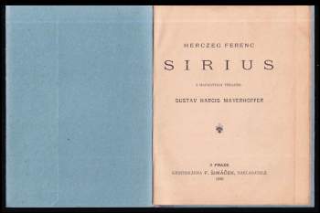 Ferenc Herczeg: Sirius