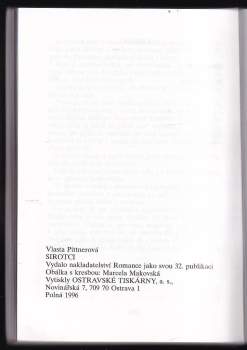 Vlasta Pittnerová: Sirotci