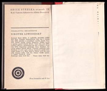 Charlotte Brontë: Sirotek lowoodský
