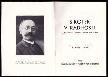 Jan Knebl: Sirotek v Radhošti