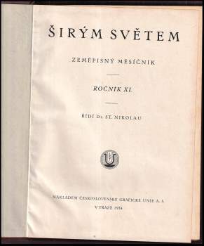 Stanislav Nikolau: Širým světem, KOMPLETNÍ ROČNÍK XI.