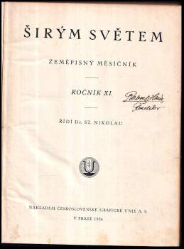 Stanislav Nikolau: Širým světem ročník XI.