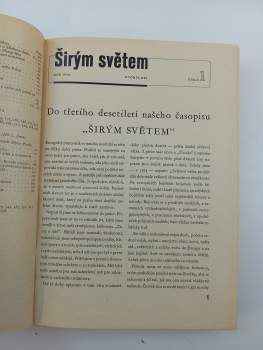 Stanislav Nikolau: Širým světem, KOMPLETNÍ ROČNÍK XXI.