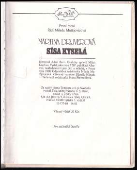 Martina Drijverová: Sísa Kyselá
