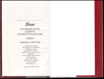 Barbara Cartland: Sissi