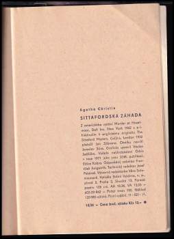 Sittafordská záhada