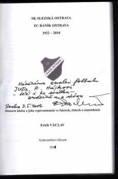 Erich Václav: SK Slezská Ostrava, FC Baník Ostrava