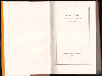Mark Twain: Skákavý žabák a jiné prózy