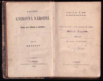 Alois Jirásek: Skaláci