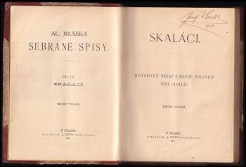Alois Jirásek: Skaláci