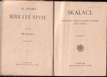 Alois Jirásek: Skaláci