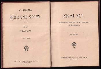 Alois Jirásek: Skaláci