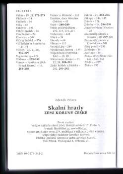 Zdeněk Fišera: Skalní hrady zemí Koruny české
