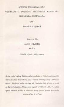 Alois Jirásek: Skály