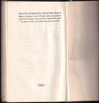 Vlasta Štáflová: Skautka Dana