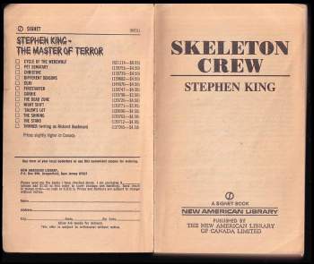 Stephen King: Skeleton Crew