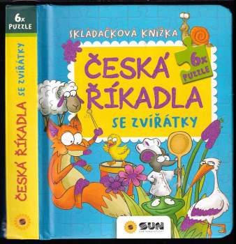 Skládačková knížka Česká říkadla