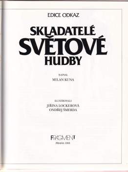 Milan Kuna: Skladatelé světové hudby