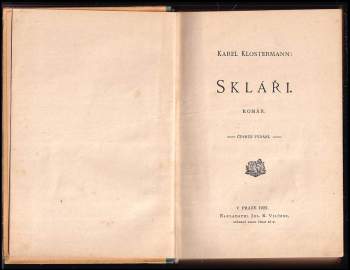 Karel Klostermann: Skláři