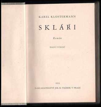 Karel Klostermann: Skláři