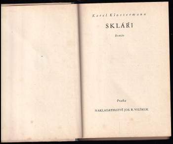 Karel Klostermann: Skláři