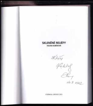 Helena Kubíčková: Skleněné reliéfy