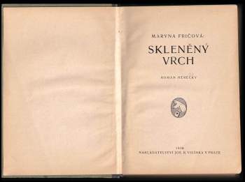 Maryna Fričová: Skleněný vrch