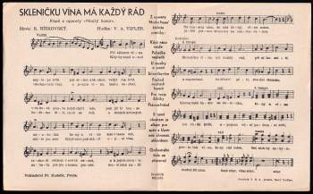 Vlastislav Antonín Vipler: Skleničku vína má každý rád
