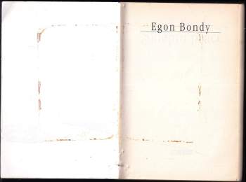 Egon Bondy: Sklepní práce