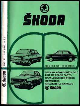 Škoda 105S - 105L - 120L - 120LS - 120GLS - Seznam náhradních dílů 1977-1978