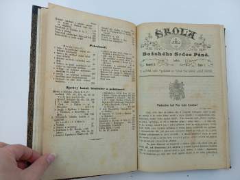 Škola Božského srdce Páně, KOMPLETNÍ ROČNÍK X., čísla 1 - 12 + Slomšek-ovy Homilie na epištoly roku církevního I. Doba adventní